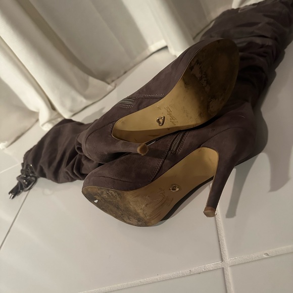 Thalia Sodi Womens Brisa Fabric Knee High Boots (adjustable to calf size) size 7 - Picture 5 of 7